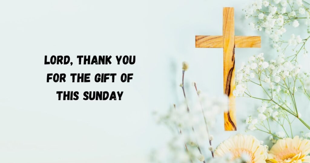 Sunday Prayer Messages for Images