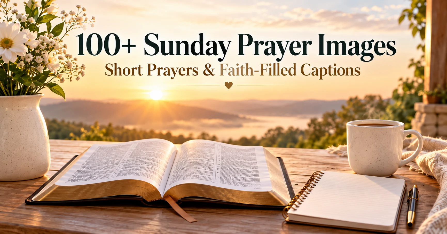 100+ Sunday Prayer Images, Short Prayers and Faith-Filled Captions
