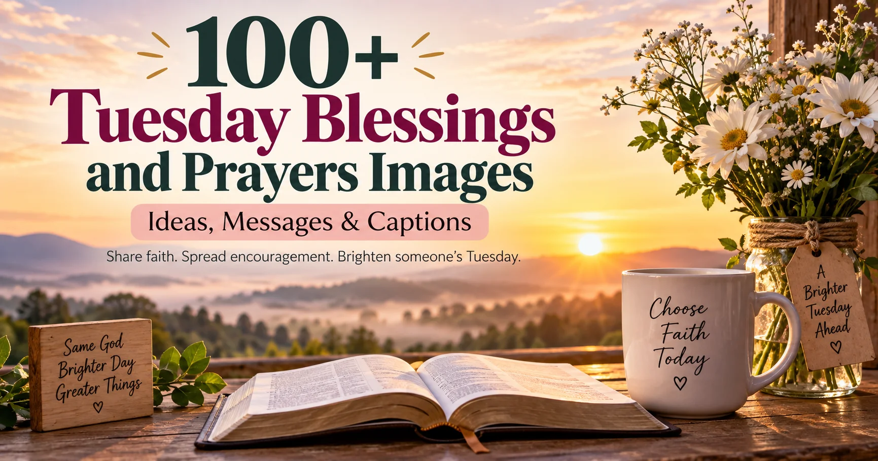 100+ Tuesday Blessings and Prayers Images: Faith-Filled Messages & Visual Ideas