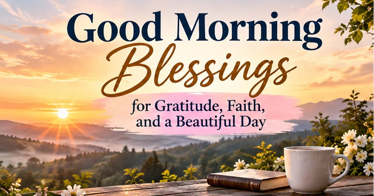 101+ Good Morning Blessings for Gratitude, Faith, and a Beautiful Day