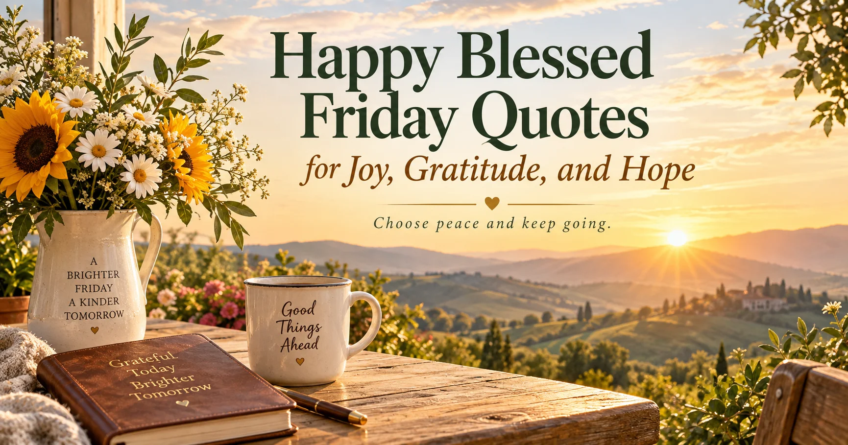 101+ Happy Blessed Friday Quotes for Joy, Gratitude, and a Hopeful Weekend