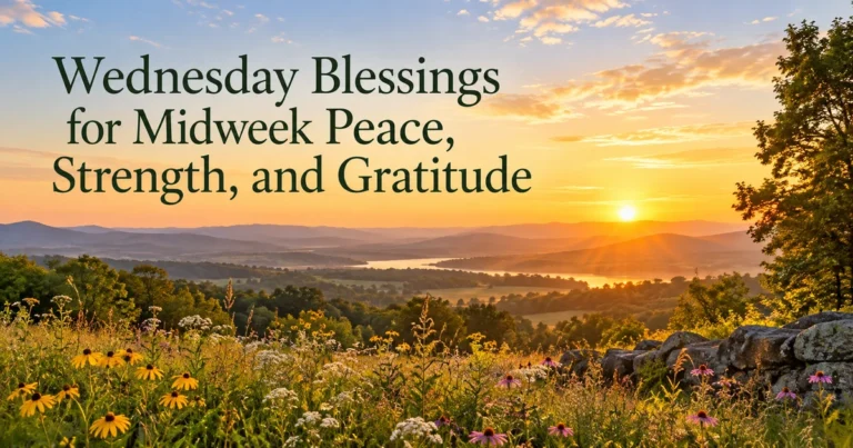 101+ Wednesday Blessings for Midweek Peace, Strength, and Gratitude