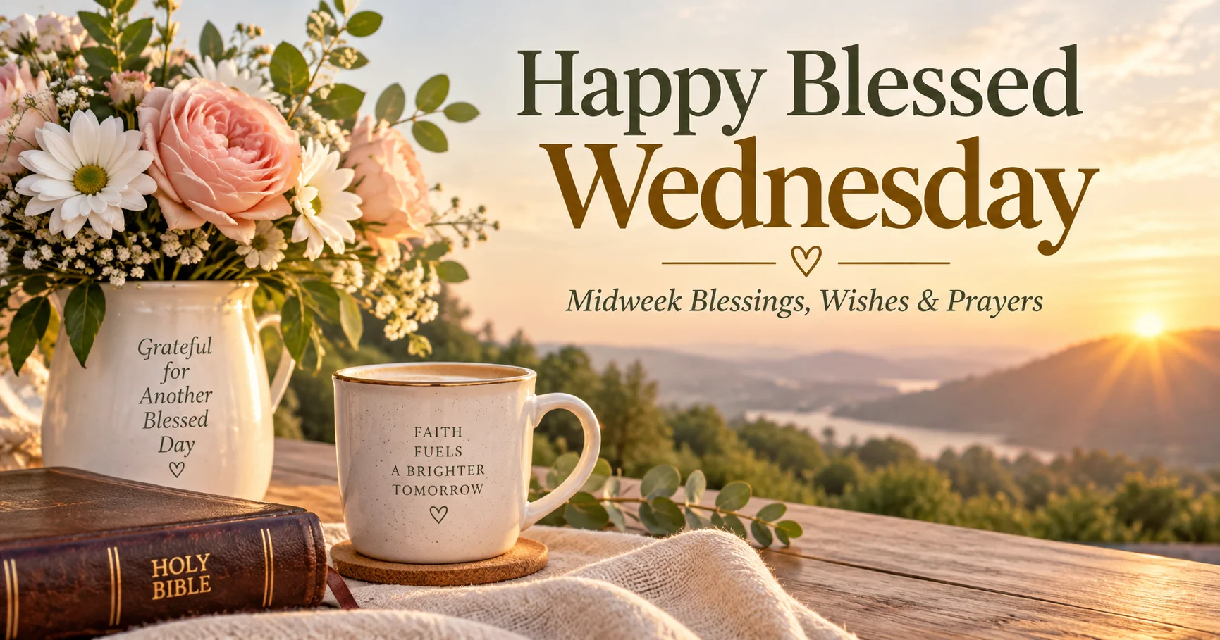 149+ Happy Blessed Wednesday: Midweek Blessings, Wishes, and Prayers