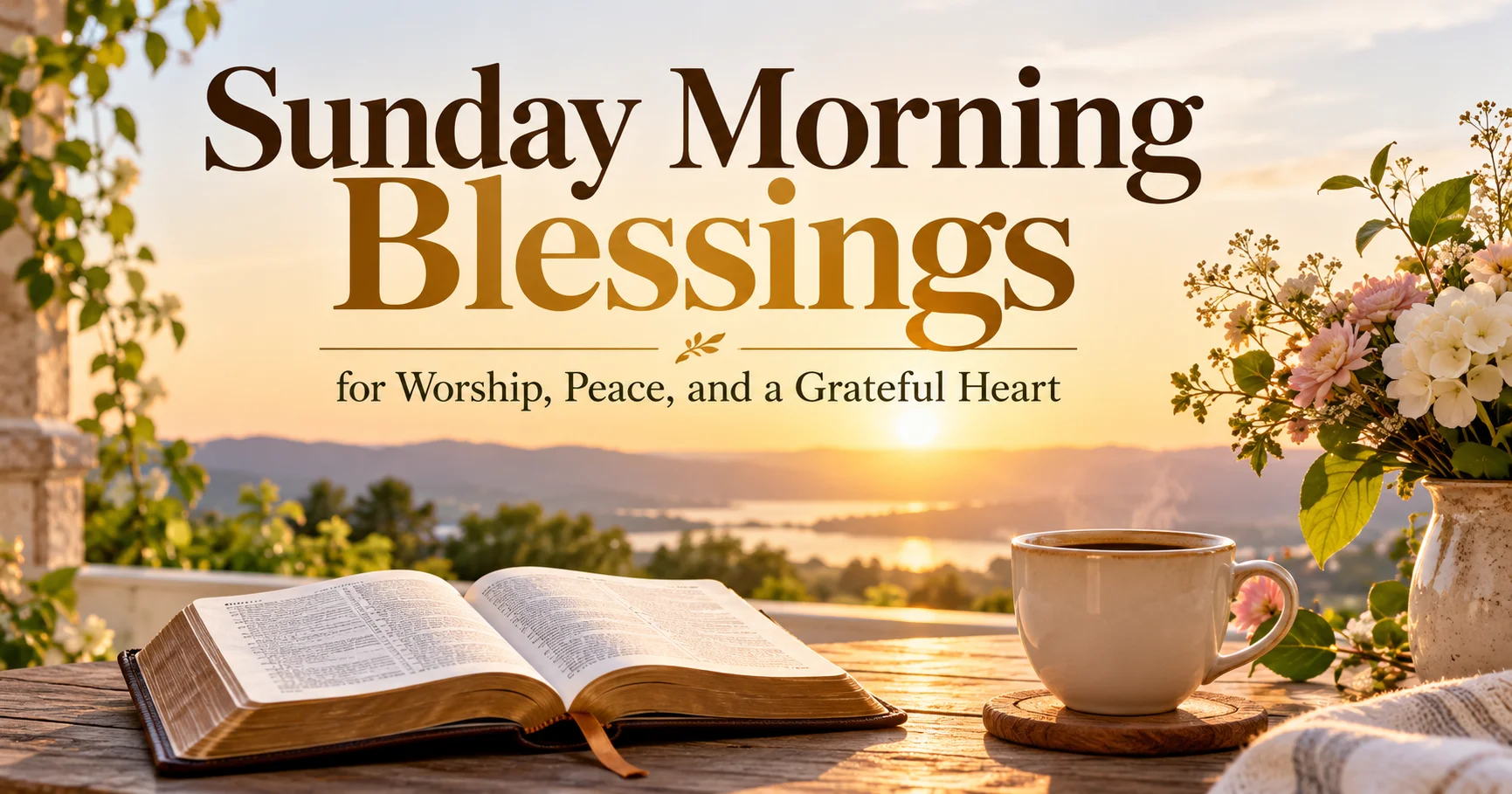 170+ Sunday Morning Blessings for Worship, Peace, and a Grateful Heart