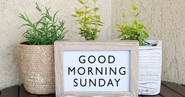 180+ Good Morning Happy Sunday: Warm Wishes, Blessings & Messages