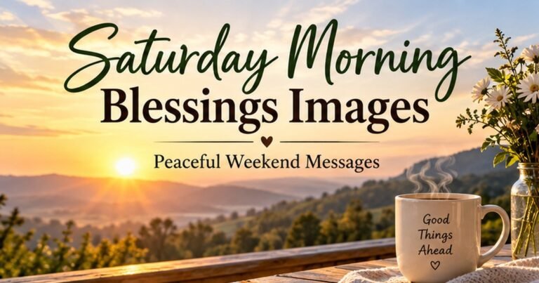 202+ Saturday Morning Blessings Images: Peaceful Messages for a Beautiful Weekend Start