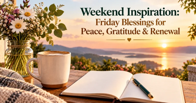 52+ Weekend Inspiration: Friday Blessings for Peace, Gratitude & Renewal