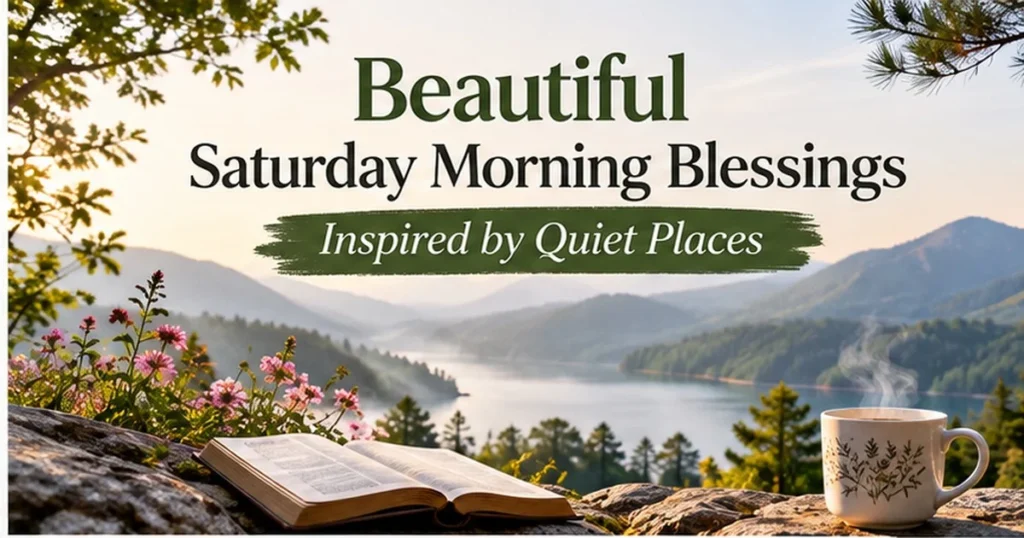 Beautiful Saturday Morning Blessings Inspired by Quiet Places