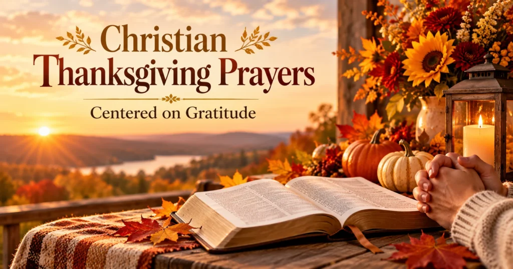Christian Thanksgiving Prayers Centered on Gratitude