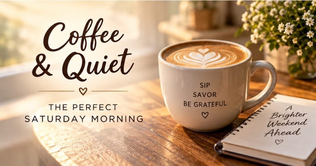 Coffee-and-Quiet Captions for Slow Mornings