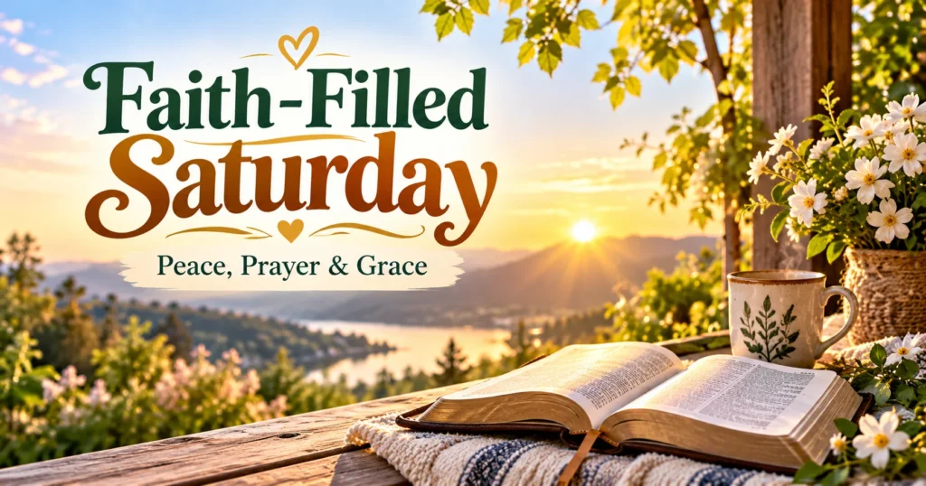 Faith-Filled Saturday Image Messages and Prayer Lines