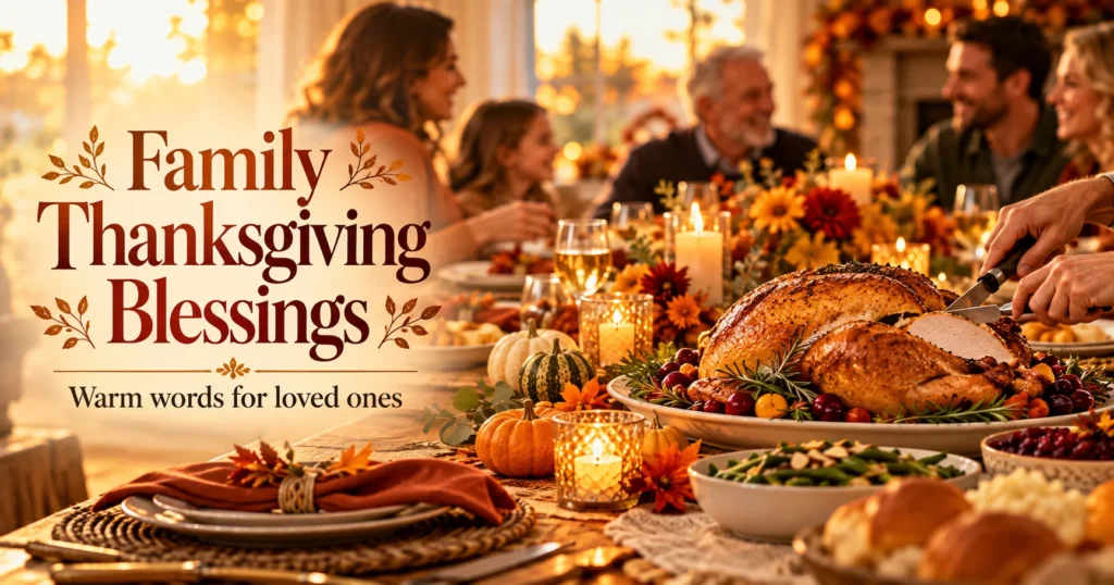 Happy Thanksgiving Blessings for Family Gatherings