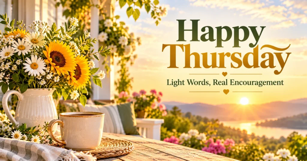 Happy Thursday Messages That Feel Light Without Feeling Empty