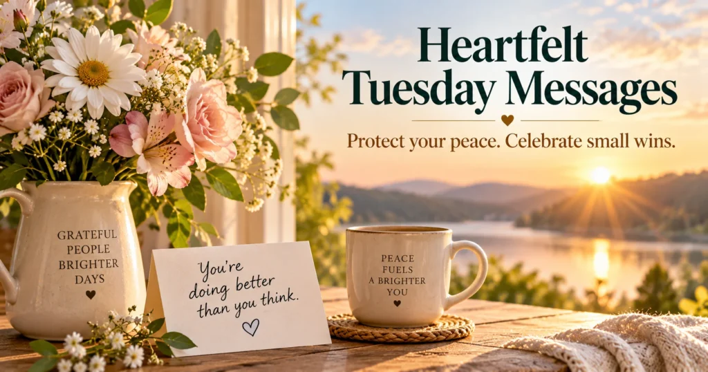 Heartfelt Tuesday Messages for Friends and Loved Ones