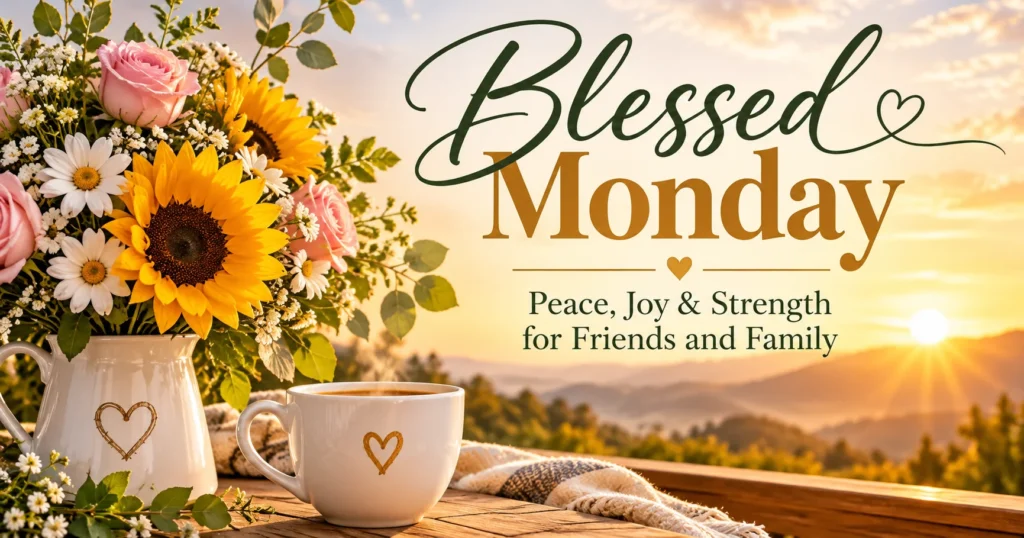 Monday Blessing Images for Friends, Family, and Coworkers
