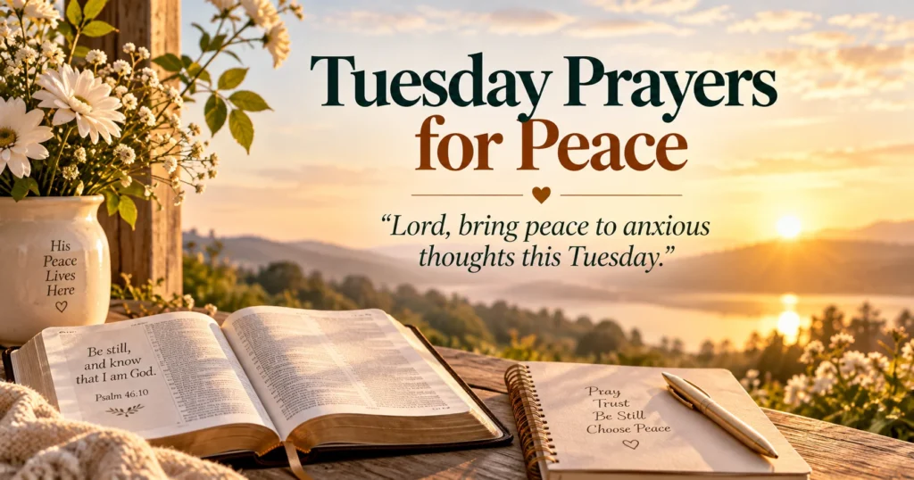 Original Tuesday Prayers for Peace, Wisdom and Gratitude