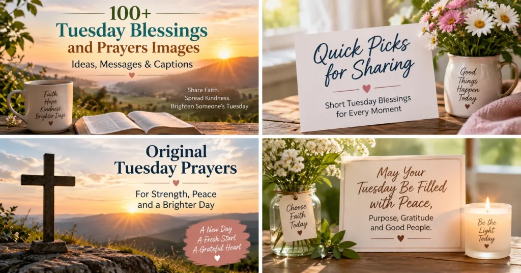 Original Tuesday Prayers for Peace, Wisdom and Gratitude