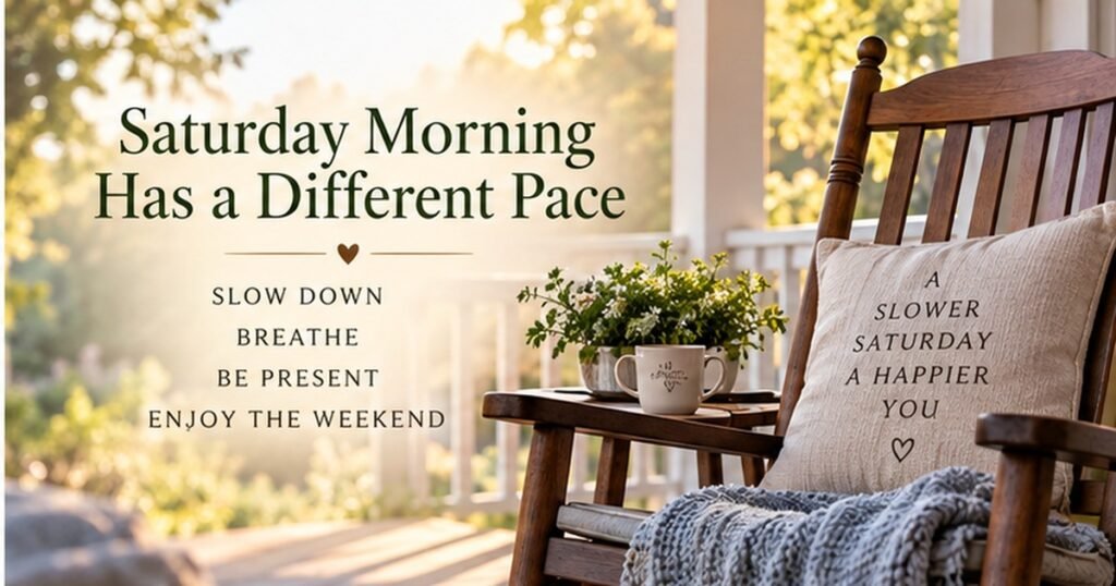 Saturday Morning Image Alt Text and Captions