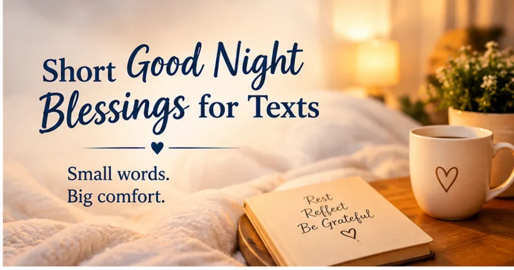Short Good Night Blessings for Texts