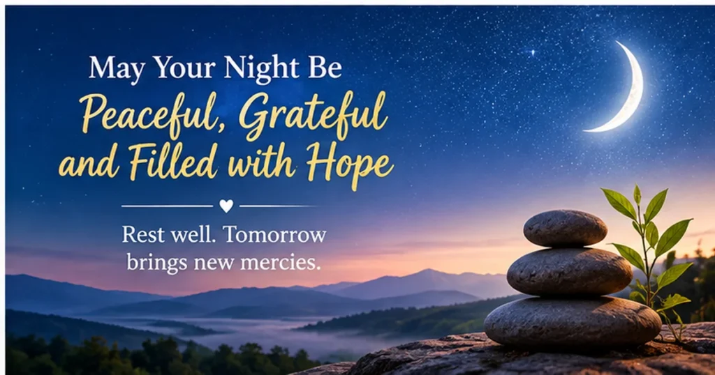 Thankful Good Night Blessings After an Ordinary Day