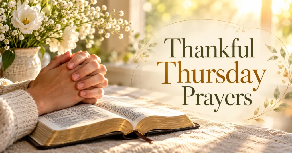 Thankful Thursday Prayers for the First Quiet Minutes