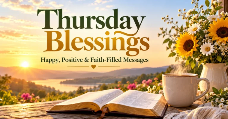 Thursday Blessings: 150+ Happy, Positive, Faith-Filled Messages