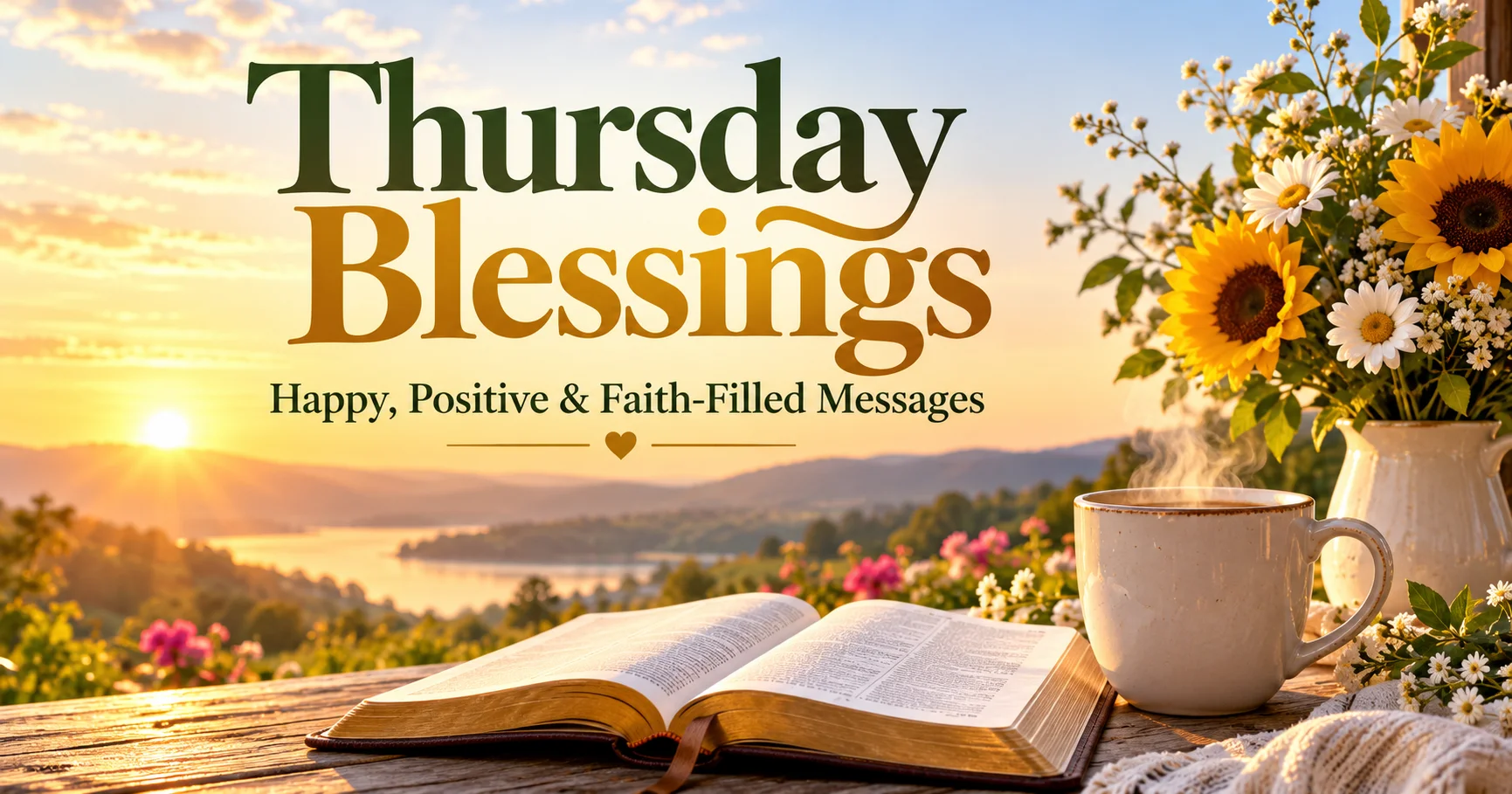 Thursday Blessings: 150+ Happy, Positive, Faith-Filled Messages