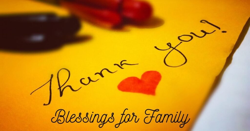 Thursday Blessings for Family