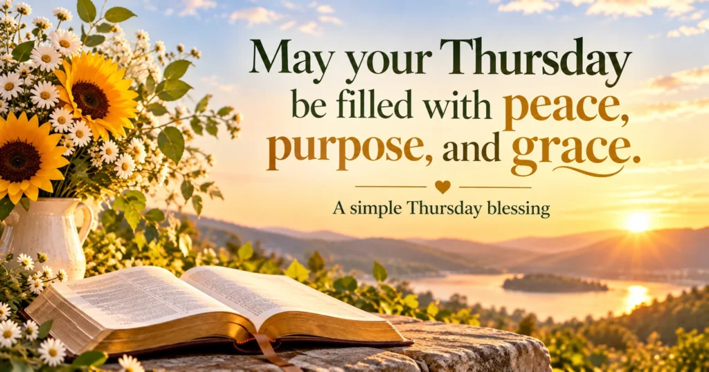 Thursday Messages for Family, Friends, and Coworkers