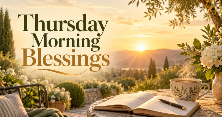 Thursday Morning Blessings: 120+ Good Morning Prayers & Wishes