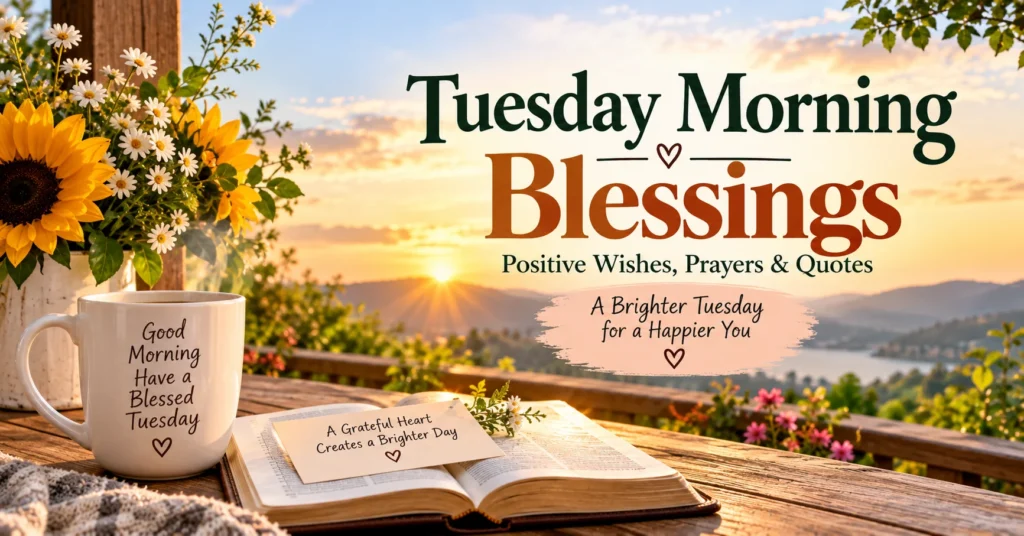 Tuesday Morning Blessings to Begin Well