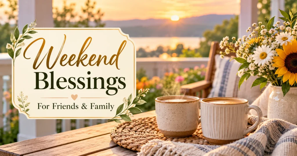 Weekend-Welcome Blessings for Friends and Family