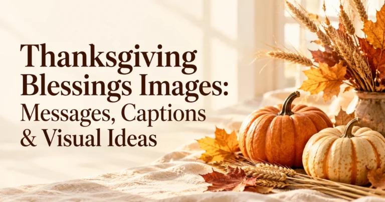 100+ Thanksgiving Blessings Images: Messages, Captions & Visual Ideas