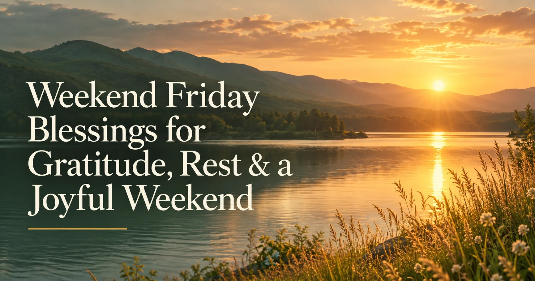 100+ Weekend Friday Blessings for Gratitude, Rest & a Joyful Weekend
