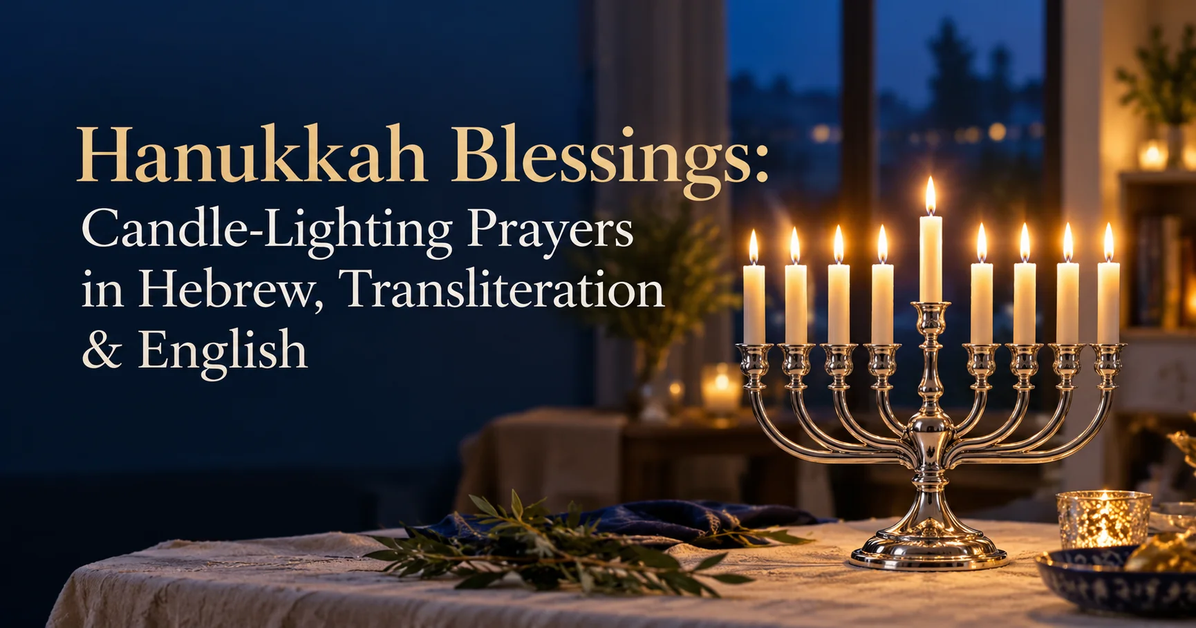 101+ Hanukkah Blessings: Candle-Lighting Prayers in Hebrew, Transliteration & English