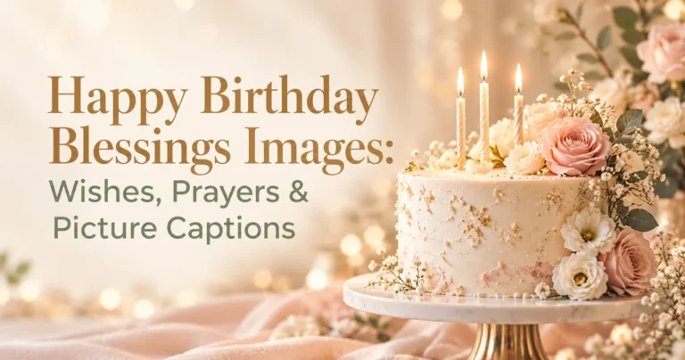 101+ Happy Birthday Blessings Images: Wishes, Prayers & Picture Captions