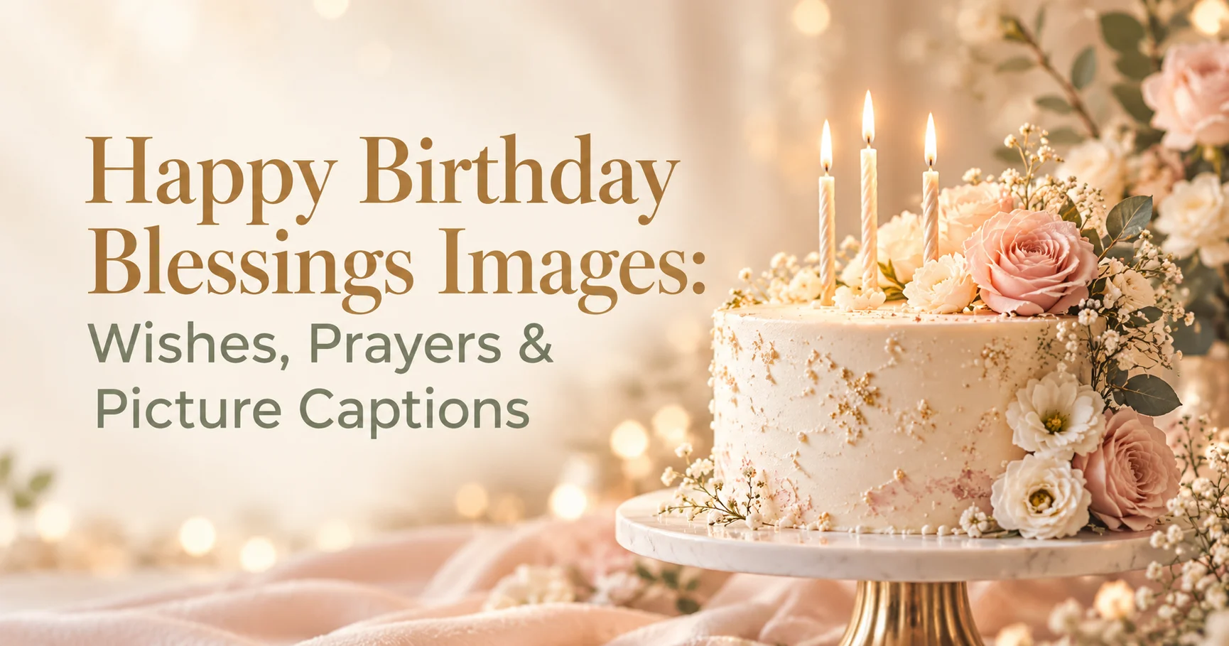 101+ Happy Birthday Blessings Images: Wishes, Prayers & Picture Captions