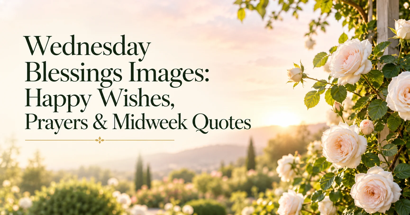104+ Wednesday Blessings Images: Happy Wishes, Prayers & Midweek Quotes