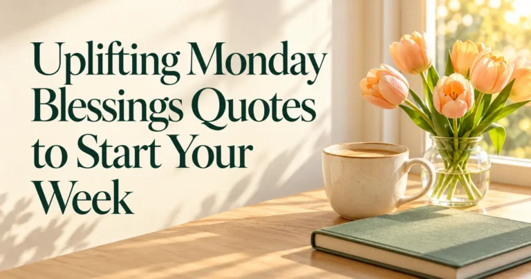 105+ Uplifting Monday Blessings, Quotes and Images to Start Your Week