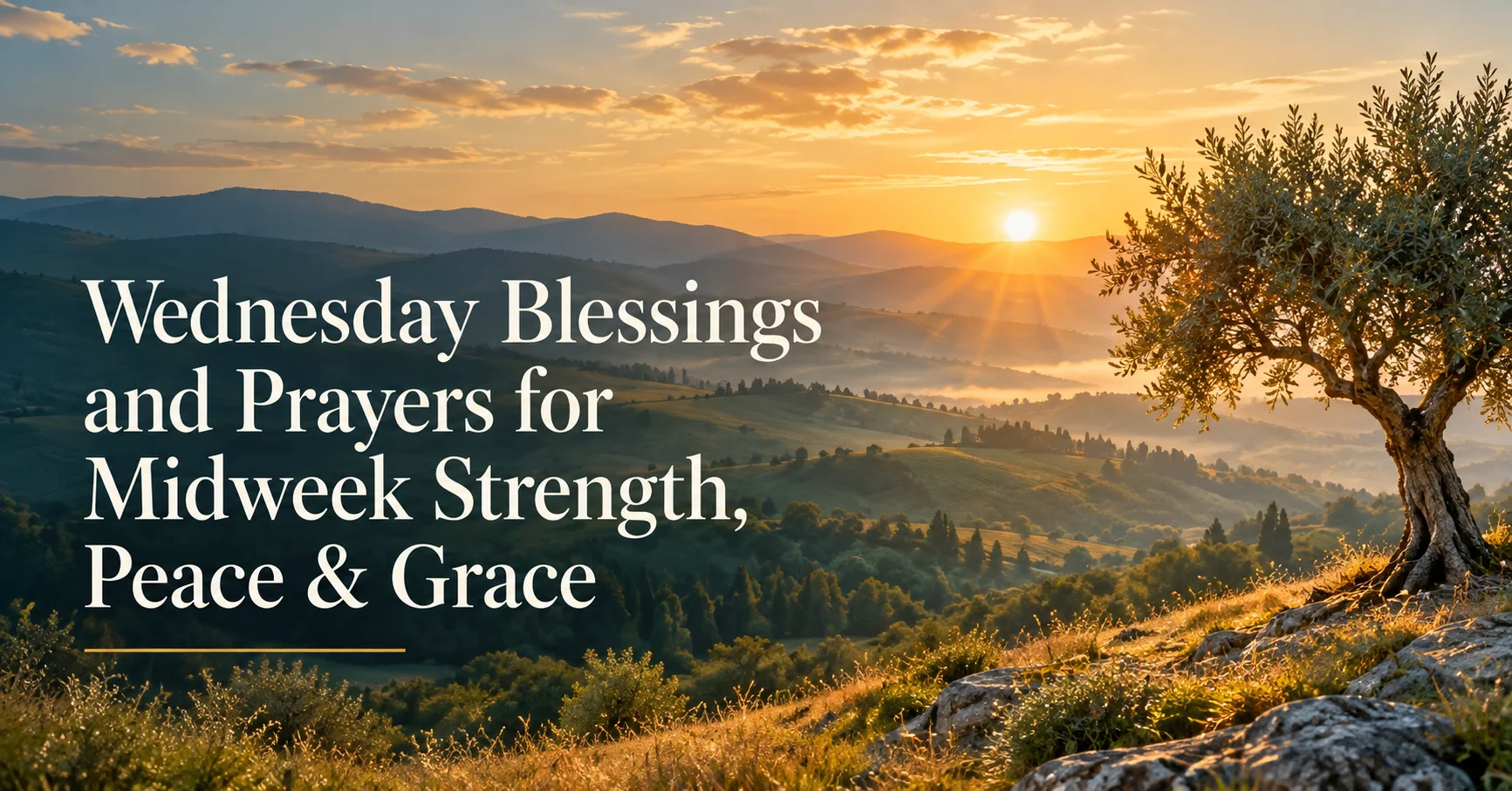106+ Wednesday Blessings and Prayers for Midweek Strength, Peace & Grace