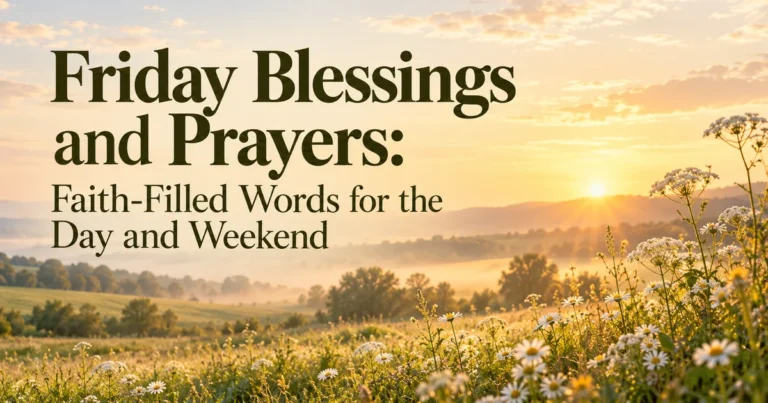 112+ Friday Blessings and Prayers: Faith-Filled Words for the Day and Weekend
