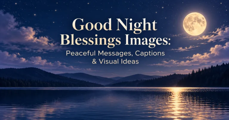 113+ Good Night Blessings Images: Peaceful Messages, Captions & Visual Ideas