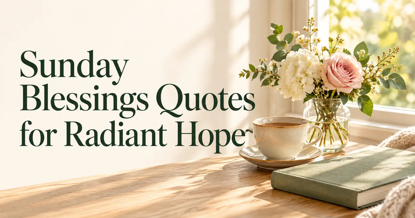 115+ Sunday Blessings, Quotes and Wishes for Radiant Hope