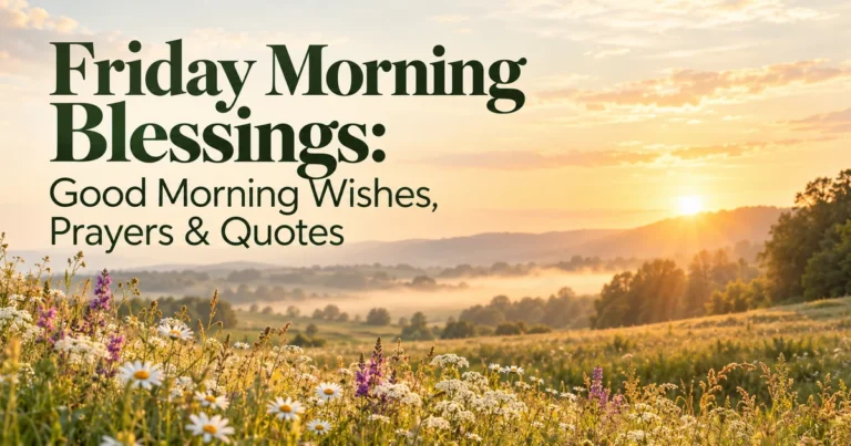 122+ Friday Morning Blessings: Good Morning Wishes, Prayers & Quotes