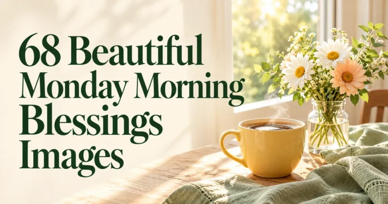 68+ Beautiful Monday Morning Blessings, Images, Prayers and Quotes 2026 Monday morning blessings images pair a welcoming picture with a short wish for the beginning of the week. A sunrise, a familiar coffee cup, or a quiet scene can carry a few words of encouragement without asking the reader to take in a long message before the day begins. The most useful starting point is the person who will receive the image. A friend beginning a new job may appreciate a confident, practical blessing. A family member facing a difficult week may prefer something gentler. A prayerful card can suit a church group, while a warm everyday greeting may fit a mixed workplace more comfortably. This collection provides original image-ready blessings, short overlay lines, accompanying captions, and visual ideas for creating your own Monday cards. The design notes are suggestions for production; they are not a gallery of finished pictures or a claim that another website's images are available to reuse. Use a short line on the graphic and place a longer thought in the accompanying caption. That gives the greeting room to breathe and keeps the words readable on a phone. Add a recipient's name or a detail about their plans when appropriate. A thoughtful Monday image begins with useful words, then lets the picture support the feeling behind them. Beautiful Good Morning Monday Image Messages These blessings can become the main message on a card. If a line feels too long for your layout, use its first sentence on the image and keep the rest as a caption. • Good morning, Monday. May this week begin with a clear place to start and people who make the unfamiliar parts feel a little easier to approach. • Wishing you a Monday morning with enough space to prepare thoughtfully. You do not have to rush into the whole week before you have finished this first hour. • May the first page of your workweek hold reasonable expectations and a useful plan. A careful beginning can be small and still be worth making. • Good morning. I hope Monday brings a welcoming conversation, a manageable first task, and a quiet reminder that you do not need to face everything alone. • A blessed Monday morning to you. May you recognize the support already around you and feel comfortable asking for the help this new week needs. • May Monday meet you with a little breathing room. There is time to choose a priority before you give the whole morning to everyone else's urgency. • Wishing you a beginning that leaves room for both responsibility and ordinary enjoyment. The week ahead deserves your care, and so do you this Monday morning. • Good morning, my friend. May this Monday offer something useful to build on and a person willing to encourage you while you find your footing. Short Overlay Text for Monday Pictures A few words can work well over a calm background. These original overlays are designed to leave room for the picture and can be paired with a more detailed caption below the post. • Monday morning. Begin with one kind intention. • A new week with room to learn. • Good morning. You can start at your own pace. • Monday blessings for the work ahead. • Welcome this week with a little gentleness. • One thoughtful beginning is enough for now. • May your Monday include patient people. • Fresh light for an ordinary Monday. • Start here. The whole week can wait. • A warm hello for your new week. • Monday hope with both feet on the ground. • Begin with care for yourself and others. Monday Prayer Messages for Faith Centered Cards These original prayers suit a personal devotional card or a recipient who welcomes Christian language. Keep them distinct from Bible verses; they are newly written prayers rather than Scripture. • Lord, guide this Monday's beginning. Help me make a sensible plan, listen before I assume, and bring a willing heart to the work that is mine to do. Amen. • May God's love accompany you into the new week. I am praying that you receive useful support and find opportunities to offer the same care to others. • Father, bless our home as Monday begins. Help us make patient departures and remember that the people beside us matter more than a perfectly executed morning. Amen. • God, please be with my friend starting something unfamiliar today. Give them patient guidance and the confidence to ask questions while they learn the new routine. Amen. • Lord, I bring You the unfinished things I carried into Monday. Help me approach them honestly, with a workable plan and the humility to ask for assistance. Amen. • May this Monday morning leave room for prayer before the rush. I hope you can name what you need and feel supported in taking the next responsible step. • Father, bless the hands preparing meals, opening doors, cleaning spaces, and doing necessary work before others arrive. May their effort receive attention and appreciation today. Amen. • God, help me keep this week's plans open to wisdom and compassion. Let an unexpected need become a reason to respond thoughtfully rather than simply a disruption. Amen. Encouraging Images for Work and a Fresh Week Monday encouragement can focus on realistic progress. These messages suit a desk scene, a notebook, or a simple landscape with enough clear space for the words. • May Monday's first task be clear enough to begin and small enough to manage. Progress can start with understanding what needs to happen before doing everything at once. • Wishing you a new week with realistic deadlines and helpful conversations. I hope the people around you make it easier to do careful work without unnecessary pressure. • Good morning. Bring your preparation into Monday, then leave room to learn. You are allowed to be capable and still have questions about an unfamiliar task. • May this week's plans reflect the time and energy you actually have. A useful Monday beginning includes deciding what can wait and where help will be needed. • Monday blessings for the work nobody sees: the preparation, the revisions, the patient explanations, and the effort that makes someone else's task more manageable. • I hope Monday gives you the satisfaction of one completed priority rather than the frustration of chasing every notification. Your attention is worth protecting during focused work. • May your new week include people who share information clearly and credit generously. A cooperative beginning can make the difficult parts of Monday feel more approachable. • Wishing you courage to revise a plan when the facts change. Starting the week well can include admitting that the first approach needs another look. Warm Monday Picture Greetings for Family A family card can use a familiar scene: breakfast, a front door, a garden, or a shared table. If you use a personal photograph, make sure the people shown are comfortable with how you share it. • Good morning to our family. May Monday give each of us a patient person, a useful opportunity, and a welcoming place to return after the day's responsibilities. • Wishing our household a gentle start to the week. Let the first words we exchange offer help and affection before we begin discussing everything that needs doing. • Mom, may this Monday bring you a little of the care you so often give everyone else. I hope your morning includes something chosen simply for your enjoyment. • Dad, sending a picture-sized Monday hello and a much larger amount of appreciation. I hope the week begins with good company and a comfortable pace. • May the children in our family begin Monday feeling safe to ask, ready to learn, and sure that one difficult moment does not define their whole school day. • To family far away, a warm Monday morning greeting from here to there. I hope the new week offers familiar comforts even when home feels a long distance away. • God, help our family notice when someone needs extra support this week. Let Monday's plans include kindness alongside appointments, chores, and all the other important details. Amen. • May our home be welcoming on a Monday when nobody has much energy left. An understanding greeting can be one of the week's most useful blessings. Monday Blessings Images for Friends Friendship cards feel more personal when they recognize something your friend mentioned. Pair one with a small detail about their new week rather than sending an unexplained chain message. • A Monday morning blessing for my friend: may you meet the new week with dependable company and enough space to decide what deserves your best attention. • Good morning. I remembered that this Monday begins something new for you. I hope the first conversations are welcoming and the instructions leave room for questions. • Sending a little visual encouragement for your Monday. May one task turn out to be simpler than expected, and may you get a proper break between the busy parts. • Wishing you a week with friendship in the ordinary spaces: a quick check-in, a useful favor, or someone happy to hear how your Monday really went. • May Monday's plans leave room for the things that make you feel like yourself. Your interests deserve a place alongside the responsibilities you handle for other people. • Good morning, friend. I hope this image brings a small pause before the week gathers speed. Take the greeting; there is no obligation to send one back. • A new Monday, and another chance to say I am glad we know each other. May this week give us a little time to catch up without rushing. • If Monday feels heavy, let this be a quiet hello rather than an instruction to cheer up. I am wishing you real support for the week ahead. Thankful and Hopeful Monday Captions These original captions can accompany a simple image without covering the whole picture in text. They focus on gratitude and realistic hope at the beginning of a week. • Beginning Monday grateful for the people whose care makes a busy week possible. I want to notice their effort before the calendar starts taking all my attention. • A new week does not need an impressive declaration. This Monday, I am hoping to listen carefully, do useful work, and leave people feeling respected after our conversations. • Grateful for a morning that lets me try a little differently. I am bringing yesterday's learning into Monday without asking today to become perfect. • Monday hope can be practical: a workable plan, an answered question, and someone willing to share the load when the week's responsibilities become too much. • Here is to a week with room for honest effort and ordinary pleasures. A kind beginning can include the person looking back at you in the mirror. • Thankful this Monday for people who check in before a big appointment and remember to ask afterward. Their attention makes an unfamiliar week feel less lonely. • Welcoming the new week with appreciation for what is already helping: reliable advice, shared work, and friends who do not need a special occasion to care. • May this Monday image be a small reminder to begin where you actually are. A useful step does not need to look impressive to anyone else. Gentle Monday Images for Someone Having a Hard Week Choose a quieter background and restrained wording when the recipient is worried or grieving. A card can offer company without telling someone how they should feel. • Good morning. I know this week holds something difficult. May Monday bring a little practical help and people who will stay present without asking you to seem positive. • Sending a gentle Monday blessing for the person doing their best with limited energy. I hope today's expectations leave room for what you realistically need. • May this morning offer a comfortable pause before the hard part begins. You do not have to turn your experience into an encouraging story for anyone else. • A quiet hello for your Monday. I am thinking of you and would be glad to hear how you are doing whenever talking feels useful. • God, please support my friend through the week they are dreading. Help us offer company and practical care without making promises about things we cannot know. Amen. • May Monday's first kindness reach you without asking for a reply. You are remembered even when you do not have the words or energy to explain your day. • Wishing you a new week with permission to make the plan smaller. Asking for help and protecting a necessary pause are reasonable parts of meeting a difficult Monday. • I hope this image gives you a gentle moment, even if it cannot change the week ahead. There are people who would be glad to walk through it with you. Background Ideas for a Readable Monday Card Choose the mood before choosing the decoration. A sunrise can suggest a beginning, but an ordinary kitchen scene may feel warmer for a family greeting. A notebook and pen suit work encouragement. Flowers can support a gentle blessing without requiring a religious symbol. For a prayer card, a quiet devotional scene can make the context clear. Keep the message in an uncluttered area. A pale sky, a plain wall, or an out-of-focus background can give dark lettering enough contrast to read comfortably. Avoid putting important words over the busiest part of a photograph. If you need a text panel, keep it simple and make sure it supports the picture rather than crowding it. Use one readable typeface for the blessing, or pair a decorative greeting with a plain body font. Thin script can become hard to read when a picture is reduced to phone size. Test the card at the size someone will actually see it, not only enlarged on your editing screen. For a blog feature image, a 1200 by 630 pixel canvas can provide a useful wide working size. Preview the result in your own site and social sharing layout because cropping varies. Keep important text away from the edges and retain an editable original so you can adjust the composition. Four Monday Card Concepts You Can Create These production ideas give the original words a clear visual direction. They are design briefs for making cards, with a separate message for each concept rather than four versions of one crowded layout. A Sunrise Card for a New Beginning Use a landscape with open sky and one clear horizon. Put the short line "A new week with room to learn" in the quietest part of the sky. Keep the colors warm but restrained, and avoid adding several decorative symbols around the words. In the caption, mention the recipient's actual new beginning if you know it. A first day in a new role, an unfamiliar class, or a revised routine gives the image a more personal purpose. Keep sensitive details out of a public post. A Coffee and Notebook Card for Work Choose a simple desk scene with the cup and notebook to one side. Use "Monday blessings for the work ahead" as the overlay. A plain font and generous space can make the card feel professional enough for a friendly workplace greeting. Pair it with a wish for clear priorities or cooperative colleagues. Avoid implying that every recipient starts the week in an office; the caption can recognize teaching, caregiving, service work, or another responsibility when that is more relevant. A Floral Card for Gentle Encouragement Place a small group of flowers near an edge and keep the central area quiet. The overlay "Welcome this week with a little gentleness" can suit a recipient who needs warmth without an energetic motivational message. Use a soft background with sufficiently dark text rather than pale lettering that disappears into the flowers. In the caption, offer a quiet hello or a practical check-in. The image does not need to explain the person's circumstances to anyone else. A Simple Prayer Card for Family Use a familiar home scene or a restrained devotional still life with space for "Begin with care for yourself and others." Put the full prayer in the accompanying message, clearly labeled as a personal prayer rather than a Bible verse. The family context can be expressed through the caption: patient departures, encouragement for school, or a considerate beginning to shared responsibilities. Choose imagery that feels welcoming to the people receiving it rather than trying to represent every possible household in one picture. Sharing Monday Images With Care Use your own photographs, original artwork, or visuals whose license permits the intended use. A picture appearing in a search result does not by itself establish permission to republish it. Keep records of image sources when you are preparing a blog post or business account. Write meaningful alt text that describes the main scene and includes essential words printed on the image. A useful example is: "Morning light beside a notebook with the message Monday blessings for the work ahead." Repeat longer prayers in the accompanying text so readers do not have to read a graphic to access the whole message. For a private greeting, send the image with a sentence that makes clear why you chose it. For a public post, remove private details about another person's situation. A personal blessing can remain thoughtful without turning someone's difficult week into content for a wider audience. Questions About Monday Morning Blessings Images What should a Monday blessing image say? Use a brief greeting and one clear wish, such as support for the work ahead or patience at the start of the week. Match the message to the recipient. A short line is easier to place on the image; use the caption for a more detailed thought or prayer. Can I use these messages as image captions? Yes. The blessings and captions in this collection are original writing. You can adapt one with a name or a detail about the new week. When choosing a photograph or graphic to accompany it, use imagery you own or have appropriate permission to use. Where can I get free Monday pictures? You can take a photograph yourself or look for an image offered under terms that allow your intended use. Check the terms on the original source, including any attribution requirements. Free viewing, free downloading, and permission for commercial publication are different things, so confirm what the source actually permits. How much text should go on the picture? Use only what remains easy to read when the image is small. One short blessing usually works better than a full paragraph. The right amount depends on the font, background, and layout. Preview it on a phone, then move additional explanation or a longer prayer into the post caption. What makes a Monday image suitable for a friend who is struggling? A gentle message and a calm visual can offer support without demanding optimism. Avoid promising that the whole week will improve. Let your friend know they are remembered, and consider a practical offer alongside the image. A private message can be more comfortable than a public tag. Can I use a blessing image as a phone wallpaper? An image you own or are permitted to use can become a personal wallpaper. A wide blog image may crop poorly on a vertical phone screen, so create a separate composition if needed. Leave room for the clock and icons, and check that the blessing remains visible after the phone applies its crop. Make the Monday Greeting Personal A thoughtful Monday card brings together clear words, a suitable picture, and a reason for sending it. Choose a blessing that fits the recipient's week, keep the overlay readable, and use the caption for anything more personal. Save the wording you like and create a few distinct layouts for future Mondays. The most meaningful detail may be the sentence you add when you send the image: I remembered what this week holds for you.