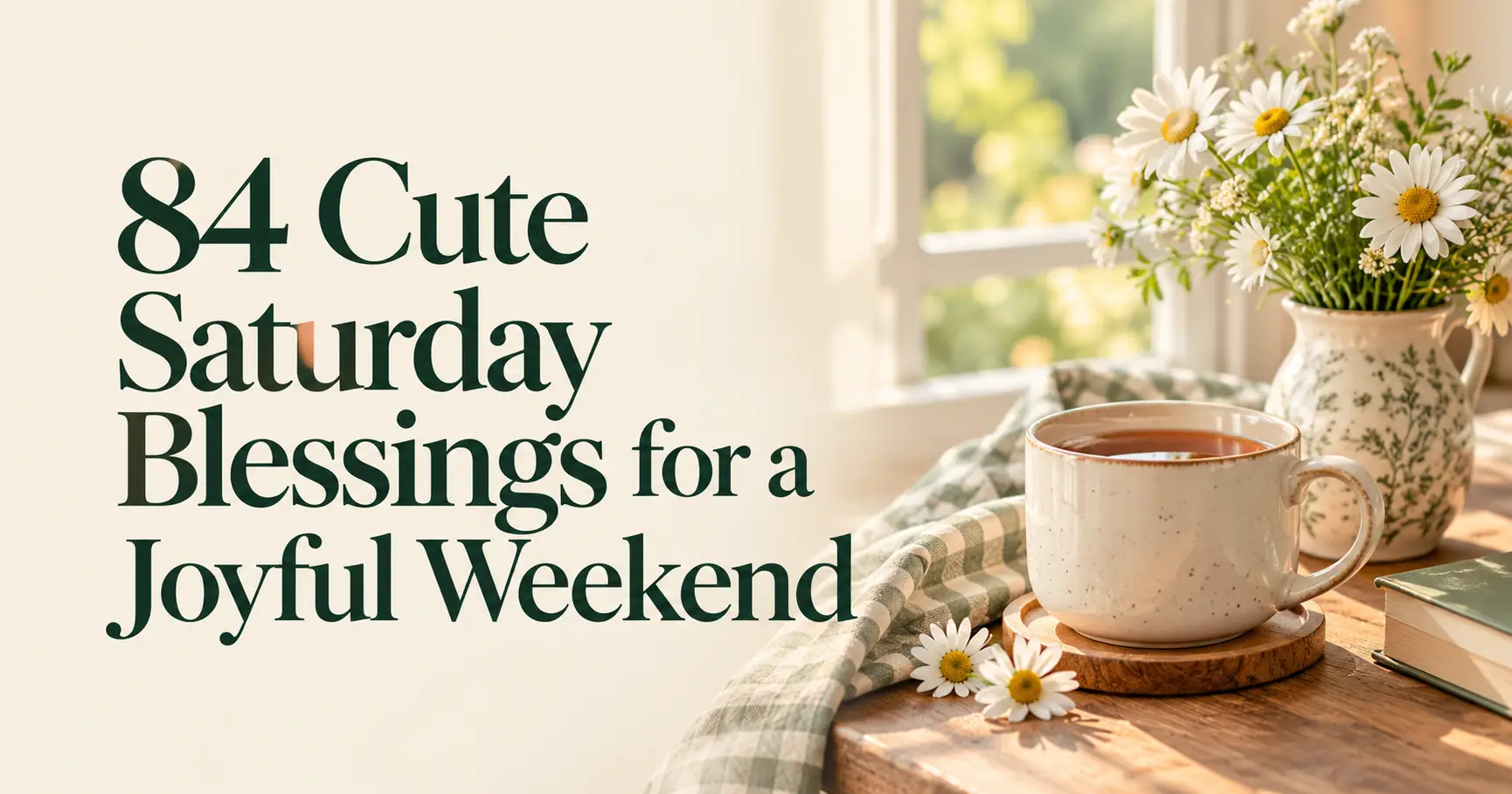 84+ Cute Saturday Blessings, wishes to Brighten Your Day with Joy and Positivity