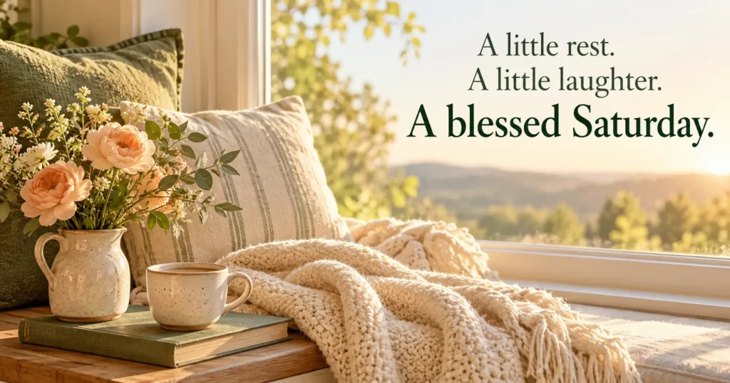 Affectionate Saturday Blessings for Your Love