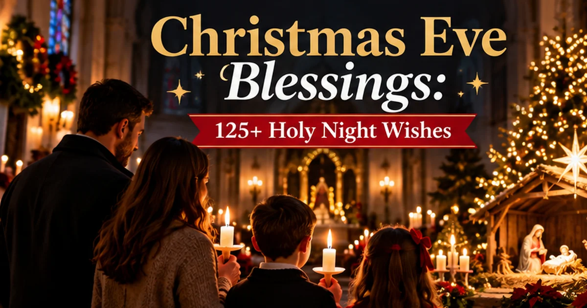 Christmas Eve Blessings, Quotes: 125+ Heartfelt Prayers & Wishes for the Holy Night