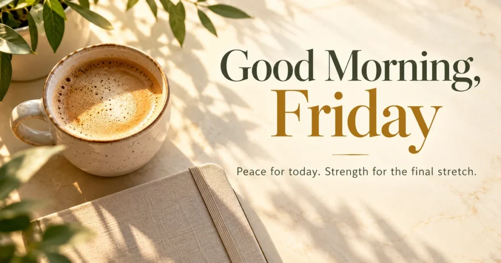 Good Morning Friday Messages for the Last Workday Push