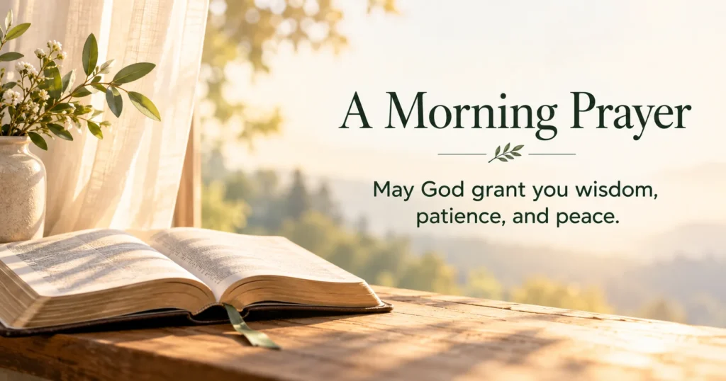 How to Pair Blessing Text With a Beautiful Morning Background